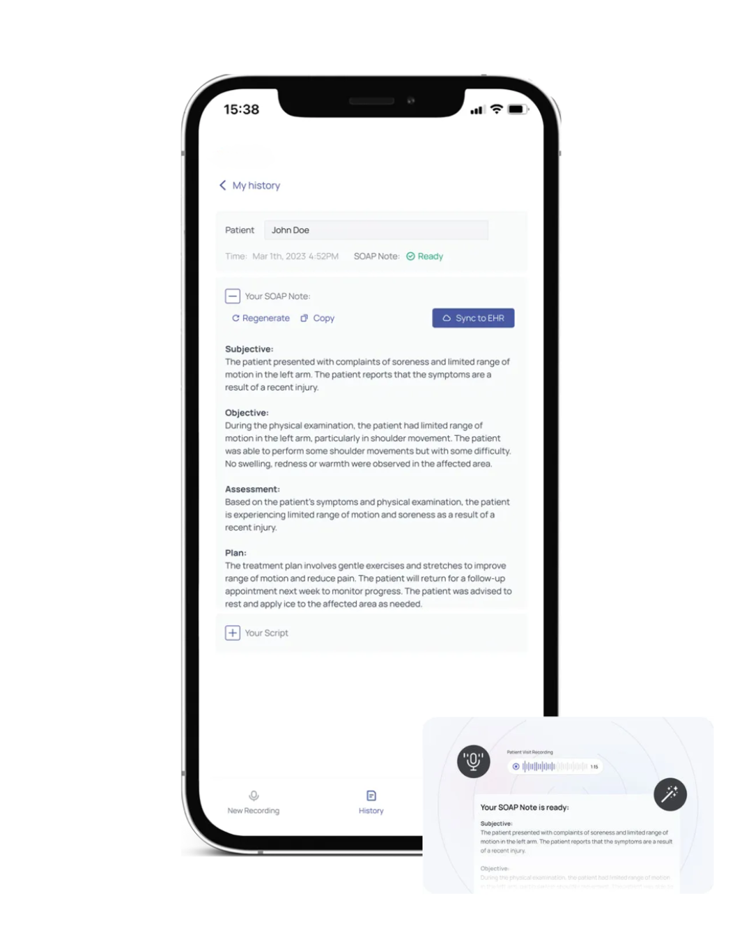 iClinic® Scribe – AI-Powered Clinical Documentation
